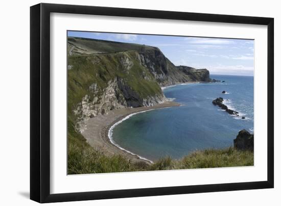 The Beach at Durdle Door on the Jurassic Coast, Dorset, UK-Natalie Tepper-Framed Photo