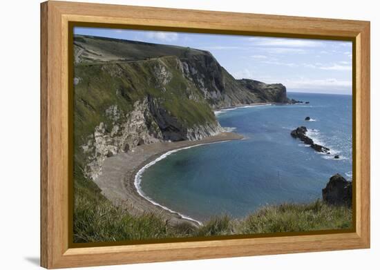 The Beach at Durdle Door on the Jurassic Coast, Dorset, UK-Natalie Tepper-Framed Stretched Canvas