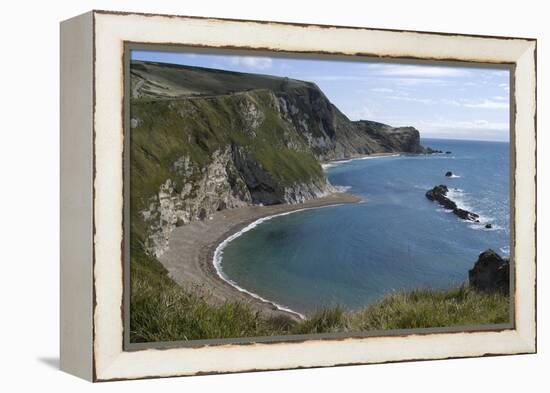 The Beach at Durdle Door on the Jurassic Coast, Dorset, UK-Natalie Tepper-Framed Stretched Canvas