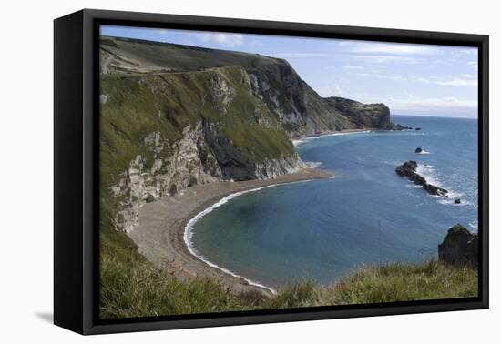 The Beach at Durdle Door on the Jurassic Coast, Dorset, UK-Natalie Tepper-Framed Stretched Canvas