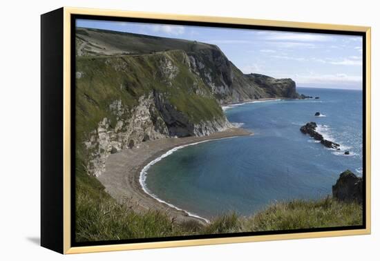 The Beach at Durdle Door on the Jurassic Coast, Dorset, UK-Natalie Tepper-Framed Stretched Canvas