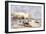 The Beach at Etretat-Luigi Loir-Framed Giclee Print