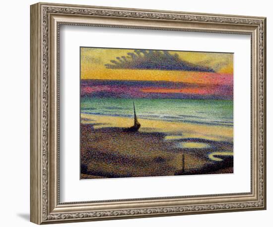 The Beach at Heist, 1891-92-Georges Lemmen-Framed Giclee Print