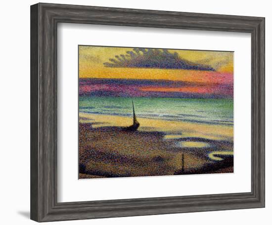 The Beach at Heist, 1891-92-Georges Lemmen-Framed Giclee Print