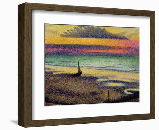 The Beach at Heist, 1891-92-Georges Lemmen-Framed Giclee Print