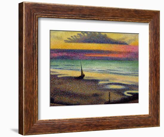 The Beach at Heist, 1891-92-Georges Lemmen-Framed Giclee Print