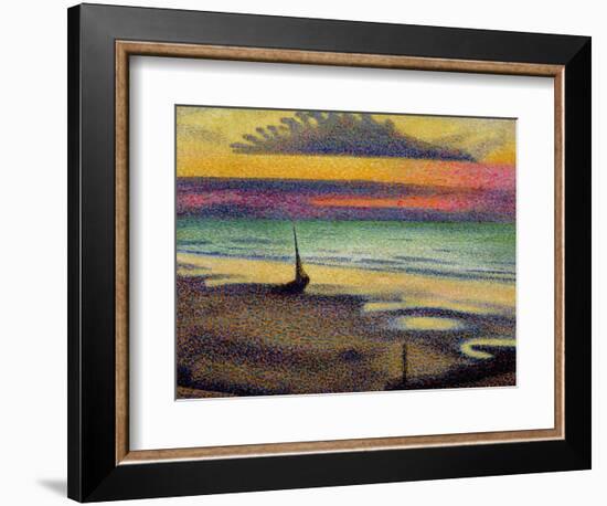 The Beach at Heist, 1891-92-Georges Lemmen-Framed Giclee Print