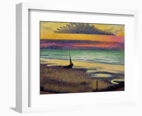 The Beach at Heist, 1891-92-Georges Lemmen-Framed Giclee Print