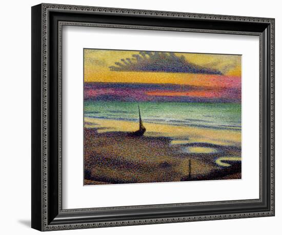 The Beach at Heist, 1891-92-Georges Lemmen-Framed Giclee Print