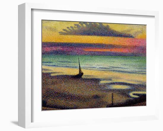 The Beach at Heist, 1891-92-Georges Lemmen-Framed Giclee Print