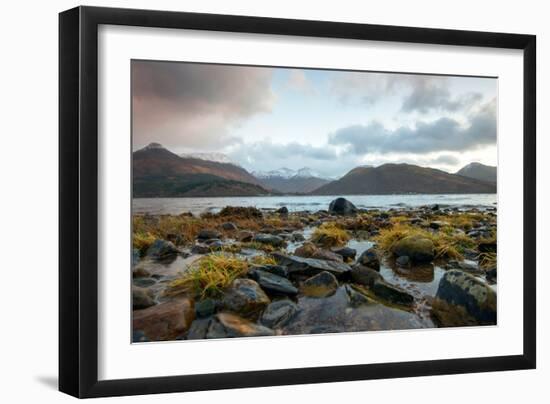 The Beach at Loch Leven in North Ballachulish in Scotland, UK-Tracey Whitefoot-Framed Photographic Print