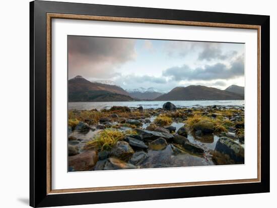 The Beach at Loch Leven in North Ballachulish in Scotland, UK-Tracey Whitefoot-Framed Photographic Print