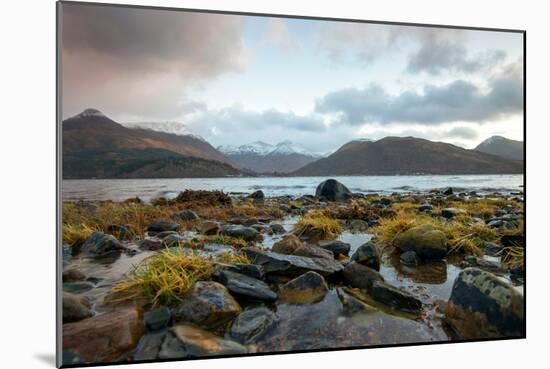 The Beach at Loch Leven in North Ballachulish in Scotland, UK-Tracey Whitefoot-Mounted Photographic Print