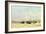 The Beach at Low Tide, Berck, 1890-97-Eugène Boudin-Framed Giclee Print