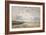 The Beach at Low Tide, Deauville-Eugene Louis Boudin-Framed Giclee Print