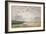 The Beach at Low Tide, Deauville-Eugene Louis Boudin-Framed Giclee Print