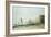 The Beach at Low-Tide in Mist-Eugene Louis Boudin-Framed Giclee Print