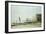 The Beach at Low-Tide in Mist-Eugene Louis Boudin-Framed Giclee Print