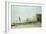 The Beach at Low-Tide in Mist-Eugene Louis Boudin-Framed Giclee Print