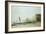 The Beach at Low-Tide in Mist-Eugene Louis Boudin-Framed Giclee Print