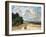 The Beach at Saint-Aubin-Sur-Mer-Gustave Courbet-Framed Giclee Print