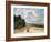 The Beach at Saint-Aubin-Sur-Mer-Gustave Courbet-Framed Giclee Print