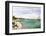 The Beach at Sainte Adresse-Claude Monet-Framed Giclee Print