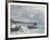 The Beach at Sainte-Adresse-Claude Monet-Framed Premium Giclee Print