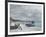 The Beach at Sainte-Adresse-Claude Monet-Framed Premium Giclee Print