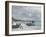 The Beach at Sainte-Adresse-Claude Monet-Framed Giclee Print