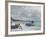 The Beach at Sainte-Adresse-Claude Monet-Framed Giclee Print