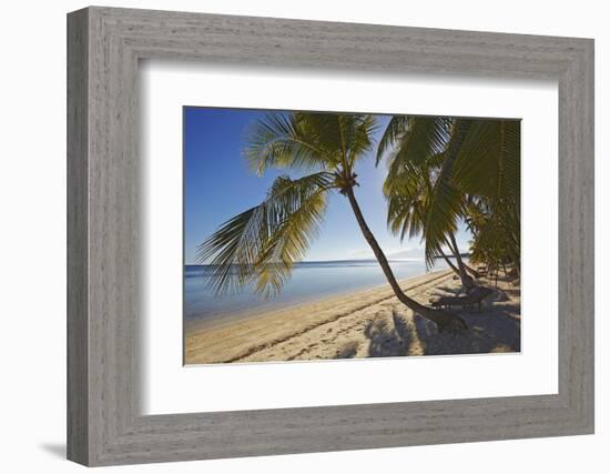 The beach at San Juan on the southwest coast of Siquijor, Philippines, Southeast Asia, Asia-Nigel Hicks-Framed Photographic Print