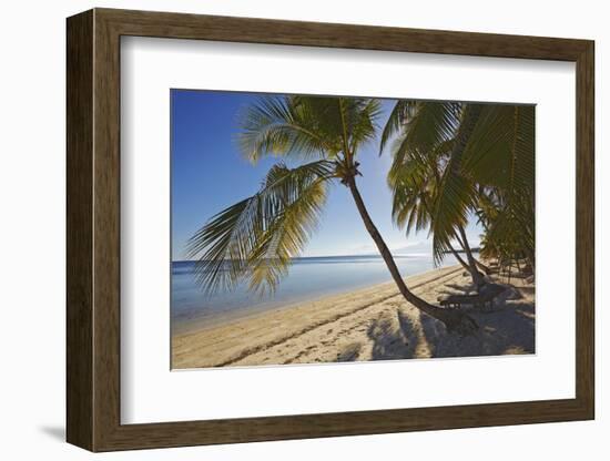 The beach at San Juan on the southwest coast of Siquijor, Philippines, Southeast Asia, Asia-Nigel Hicks-Framed Photographic Print