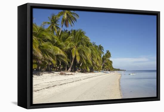 The beach at San Juan on the southwest coast of Siquijor, Philippines, Southeast Asia, Asia-Nigel Hicks-Framed Premier Image Canvas