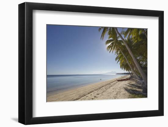 The beach at San Juan on the southwest coast of Siquijor, Philippines, Southeast Asia, Asia-Nigel Hicks-Framed Photographic Print