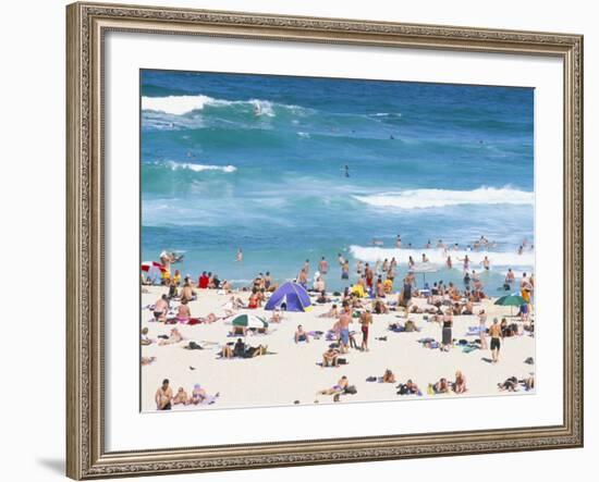 The Beach at Tamarama, South of Bondi in the Eastern Suburbs, Sydney, New South Wales, Australia-Robert Francis-Framed Photographic Print