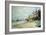 The Beach at Trouville; La Plage a Trouville, 1870-Claude Monet-Framed Giclee Print