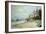 The Beach at Trouville; La Plage a Trouville, 1870-Claude Monet-Framed Giclee Print