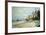 The Beach at Trouville; La Plage a Trouville, 1870-Claude Monet-Framed Giclee Print