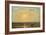 The Beach at Trouville with Setting Sun-Paul Huet-Framed Giclee Print