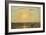 The Beach at Trouville with Setting Sun-Paul Huet-Framed Giclee Print