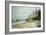 The Beach at Trouville-Claude Monet-Framed Giclee Print