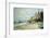 The Beach at Trouville-Claude Monet-Framed Giclee Print