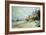 The Beach at Trouville-Claude Monet-Framed Giclee Print