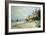 The Beach at Trouville-Claude Monet-Framed Giclee Print