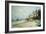 The Beach at Trouville-Claude Monet-Framed Giclee Print