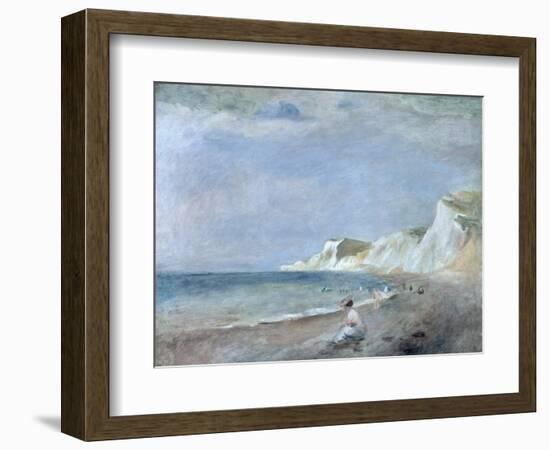 The Beach at Varangeville, C.1880-Pierre-Auguste Renoir-Framed Giclee Print