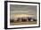 The Beach at Villerville, 1864 (Oil on Canvas)-Eugene Louis Boudin-Framed Giclee Print