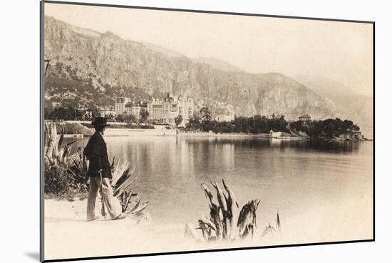 The Beach, Beaulieu Sur Mer, 1905-null-Mounted Giclee Print