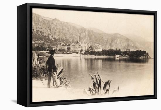 The Beach, Beaulieu Sur Mer, 1905-null-Framed Premier Image Canvas